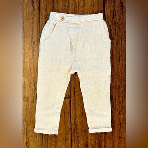 Zara linen blend pants